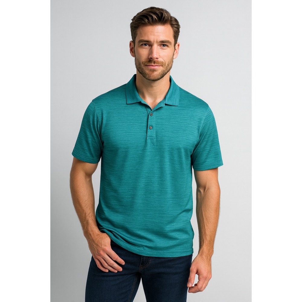 Golf America Men's Polo Shirt‎ XL Green Short Sleeve Casual Lightweight Top